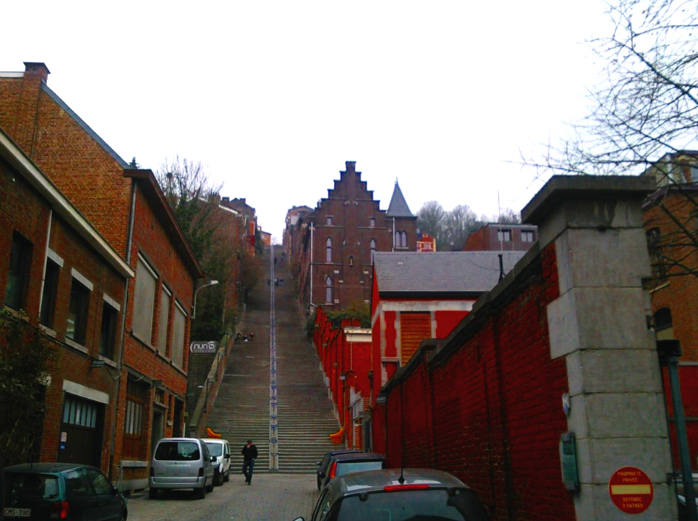 Lütticher Treppe in Belgien Lütticher Treppe in Belgien