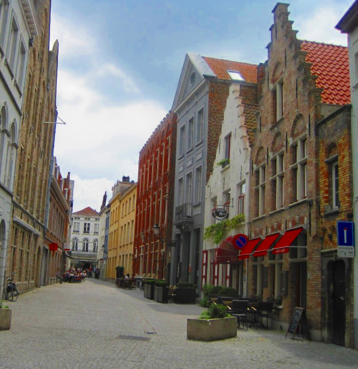 Schmale Gassen in Belgien Schmale Gassen in Belgien