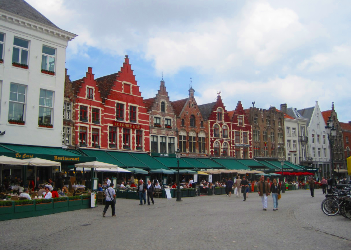 Shopping in Brügge, Belgien mit Pralinen