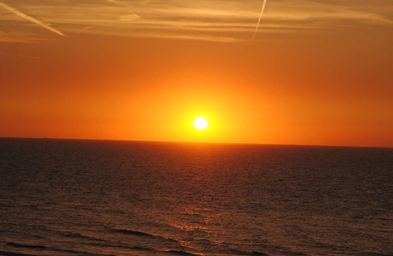 Sonnenuntergang Küste Ostende