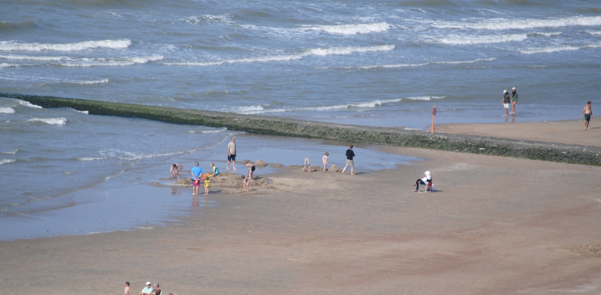 Strand an der belgischen Nordseeküste
