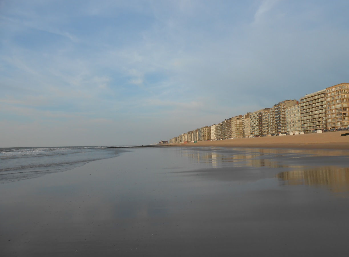 Strand in Belgien
