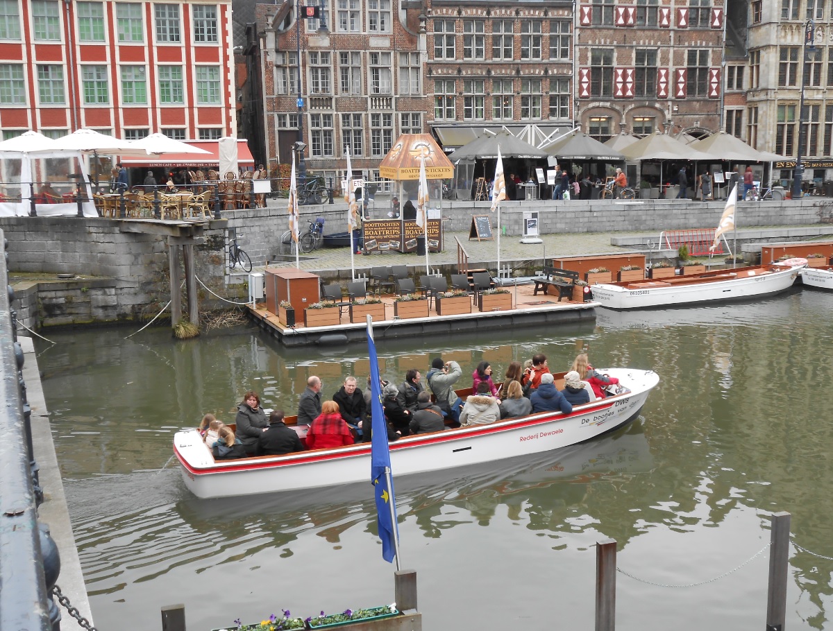 Bootstour durch Gent
